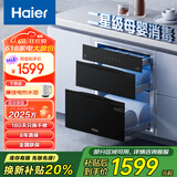 海尔（Haier）嵌入式消毒柜光波巴氏冷餐杀菌立式家用消毒碗柜110升可选烘干杀菌消毒除味母婴医疗级 二星级 110L 二星级 110L 母婴级消毒