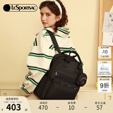 LeSportsac乐播诗新款双肩包旅行包背包大容量电脑包书包 黑色