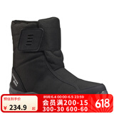 迪卡侬（DECATHLON）雪地鞋男女户外防水徒步东北雪地靴加厚保暖棉鞋SH100 男款 黑色（拍大一码） 41