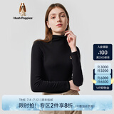 Hush Puppies暇步士女装秋中高领长袖打底衫T恤 188黑色 XS