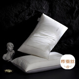 水星家纺蚕丝枕 A类抑菌防螨双层填充蚕丝纤柔枕一对装48cm×74cm