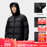 骆驼（CAMEL）户外羽绒服白鸭绒加厚羽绒衣秋冬经典保暖时尚潮流防风运动外套 A1W2PN121L，黑色，男 XL