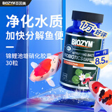百因美（BIOZYM） 硝化细菌胶囊水族消化细菌鱼缸净化水质 观赏鱼养鱼用品 锦鲤及池塘硝化菌胶囊30粒