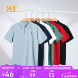 361°短袖男士夏季运动t恤polo衫宽松透气跑步健身训练服652424122H-6