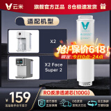 云米云米（VIOMI） 升级款云米净水器滤芯适配机型S2、Fast3、X2、Quick5、MeePlus、澎湃/Fast 1000G 2号RO膜100G（仅限X2/X2 Face）