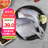 富海锦 渤海银鲳鱼 450g 3条 平鱼 火锅烧烤食材 烤鱼海鲜水产鱼类