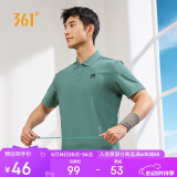 361°短袖男士夏季运动t恤polo衫宽松透气跑步健身训练服652424122H-4