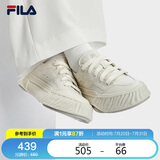 FILA 斐乐官方FOSSO复古帆布鞋女鞋2025春夏面包川行鞋小白鞋休闲鞋女