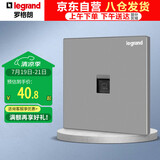 罗格朗（LEGRAND）开关插座面板逸景系列深砂银灰色插座墙壁插座 超五类网络插座