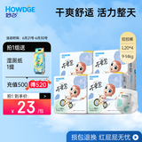 好之（Howdge） 超薄不要紧拉拉裤婴儿学步裤婴儿尿不湿干爽成长裤 拉拉裤L码20片*4包