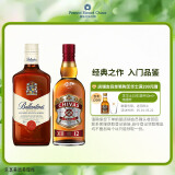 芝华士12年500ml+百龄坛特醇500ml洋酒苏格兰威士忌套装 