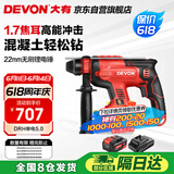大有（Devon）20V锂电锤充电电锤两用电镐冲击钻混凝土工业级DRH单电5.0