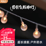原始人（The Primitive） 户外露营灯野营照明氛围天幕帐篷灯串led超长续航装饰用品串灯带 10米80灯-升级水晶球（USB款）