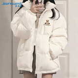 真维斯（Jeanswest）2025年新款冬季立领棉服女韩版小个子棉衣面包服学生宽松保暖外套