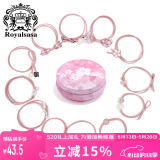 Royal sasa皇家莎莎发绳发圈12件组合套装基础款弹力皮筋小清新扎头发饰