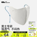 蕉下（beneunder）超透气防晒口罩男全脸防晒骑行面罩防风骑行口罩护脸基尼藤雾灰