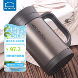 乐扣乐扣（LOCK&LOCK）真空保温杯不锈钢商务带手柄水杯子400ml黑色LHC4030B