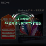 小米（MI）REDMI电视A Pro 43英寸 3+64GB WiFi6 4K超高清平板电视机REDMI A43Pro L43RB-AP以旧换新