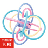 【厂家直销】新生儿宝宝床铃安抚婴儿玩具音乐旋转床头铃摇铃挂件 曼哈顿软胶球