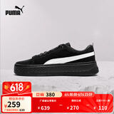 彪马（PUMA）【厚底鞋】女低帮复古增高运动休闲鞋松糕鞋PLATFORM 366488 黑色-白 02 35.5