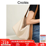 蔻一（Cnoles）托特包女士斜挎包软皮时尚单肩水桶包潮流小方包生日礼物女友老婆