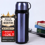 乐扣乐扣（LOCK&LOCK）保温壶304不锈钢保温保冷水壶户外露营旅行壶1.8L蓝色