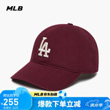 MLB帽子男女软顶棒球帽虞书欣明星同款运动鸭舌帽3ACP6601N-07RDS-F