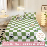 艾薇 老粗布床单加厚粗布凉席双人床单单件 熊猫230*250cm