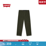 Levi's李维斯男士宽松直筒美式复古时尚松弛潮流灯芯绒休闲长裤 绿色 M