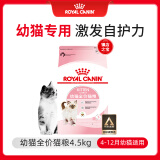 皇家幼猫猫粮 幼猫奶糕 K36 通用粮 4-12月 4.5KG