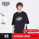 英克斯（inxx）【inxxstreet】夏新品nirvana涅槃重生系列短袖T恤男女同款 黑色 L