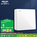 德力西(DELIXI)明装开关插座面板 CD158系列 一开单控开关