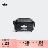 adidas adicolor实用迷你运动斜挎单肩包男女阿迪达斯官方三叶草 黑色 NS