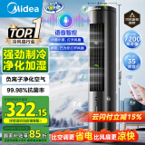 美的（Midea）【总榜TOP1】家用空调扇智能语音冷风扇负离子净化静音落地冷风机水冷塔扇强力制冷小空调ACA10TJR