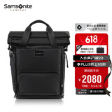 新秀丽（Samsonite）高端时尚双肩包电脑包16英寸男女背包牛皮革休闲大容量TM7*003