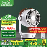 斯泰得乐（Stadler Form）空气循环扇家用电风扇 台立式定时遥控智能低音摇头对流空调伴侣 Leo白色