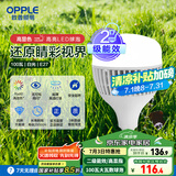欧普（OPPLE）LED灯泡2级能效灯泡E27螺口商用摆摊大功率厂房工矿灯100瓦白光