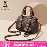 金狐狸（FOXER）女士包包女包大容量单肩斜挎包手提枕头包520情人节礼物送女友