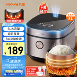 九阳（Joyoung）5升大容量4~5人电饭煲电饭锅八大烹饪菜单大火快煮智能预约微压多功能5L饭煲F510