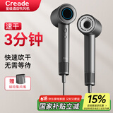 Creade科瑞德高速吹风机家用大功率速干不伤发负离子电吹风筒酒店大风力男女朋友520送礼物K-4032 K-4032铂金灰