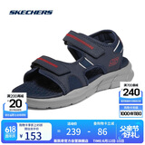 斯凯奇（Skechers）父亲节礼物凉鞋男士夏季厚底休闲鞋软底外穿透气运动凉拖鞋237286