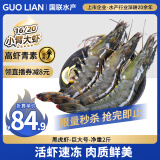 GUO LIAN国联 黑虎虾超大规格 无冰净重2斤 16-20只 国产大虾