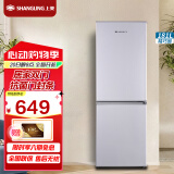 上菱 181升双门冰箱 低温补偿 节能低音 持久锁冷保鲜 冷藏冷冻小型家用两门电冰箱 BBM181L（铂银）