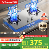 万和（Vanward）国家补贴20% 液化气燃气灶具 煤气炉双灶 不锈钢嵌入式4.5kW家用猛火 一级能效家电以旧换新 B7B53