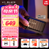 西部数据（WD）1TB移动固态硬盘900MB/s D30 PSSD高速NVMe外接手机电脑mac笔记本PS5游戏Xbox外置存储Type-c