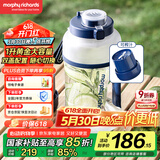 摩飞电器（Morphyrichards）榨汁机【国家补贴】网红榨汁桶  便携式运动榨汁杯 无线充电果汁杯随行杯 小胖吨 MR9802 轻奢蓝