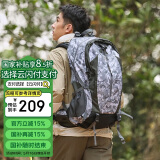 骆驼（CAMEL）户外登山包大容量轻便徒步运动旅游双肩背包旅行  雪焰灰
