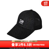 DAIWA达亿瓦 春夏新款 DCN-9209C 半网眼帽 时尚透气遮阳帽钓鱼帽 男女运动帽子 黑色 均码