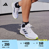 adidas DURAMO SL训练备赛轻盈跑步运动鞋男子阿迪达斯官方   白/黑/蓝   42.5