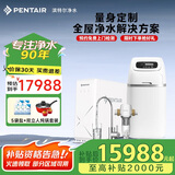 滨特尔（pentair） 鲸小白迷你软水机家用中央净水器别墅全屋水处理系统过滤设备 套餐一3件套：小户型1卫≤90㎡